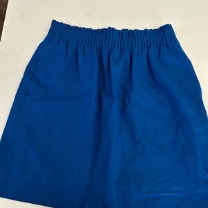 J.Crew Vibrant Blue mini skirt